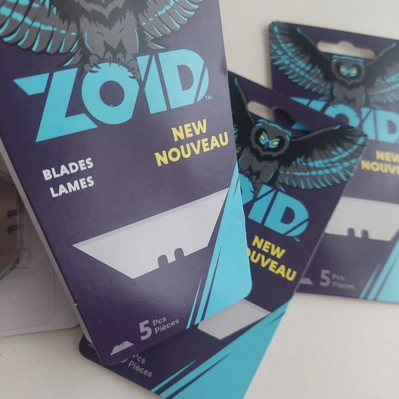 New Zoid Razor Blades - 25 RAZORS 5 EACH PACK - Picture 5 of 5